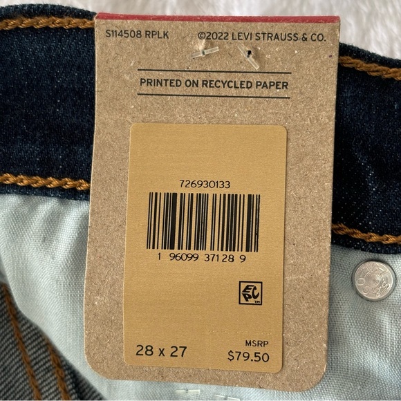 Levi's Ribcage Straight Ankle Button Fly Jeans--Sz 28 - Picture 13 of 16